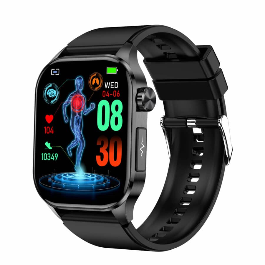ECG Blood Sugar Blood Pressure Call Intelligent Health Management Smart Watch | Carelders ET580